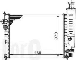 Loro 038-017-0011 - Radiator, mühərrikin soyudulması furqanavto.az