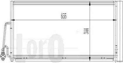 Loro 032-016-0001 - Kondenser, kondisioner furqanavto.az