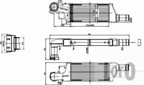 Loro 037-018-0009 - Intercooler, şarj cihazı furqanavto.az