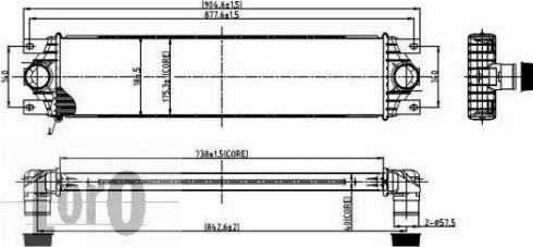 Loro 037-018-0001 - Intercooler, şarj cihazı furqanavto.az