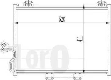 Loro 023-016-0004 - Kondenser, kondisioner furqanavto.az