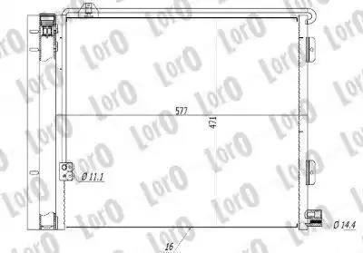 Loro T16-02-002 - Kondenser, kondisioner furqanavto.az