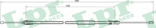 LPR C0405B - Kabel, dayanacaq əyləci furqanavto.az