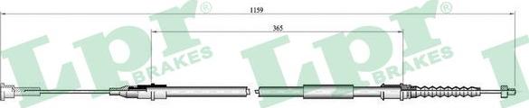 LPR C0551B - Kabel, dayanacaq əyləci furqanavto.az
