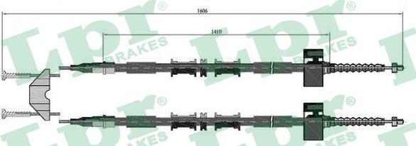 LPR C0535B - Kabel, dayanacaq əyləci furqanavto.az