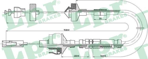 LPR C0151C - Debriyaj kabeli furqanavto.az