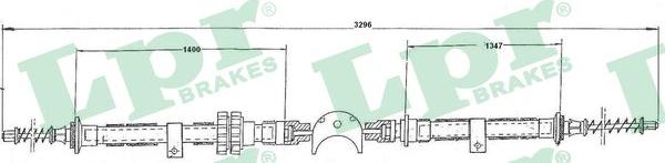 LPR C0220B - Kabel, dayanacaq əyləci furqanavto.az
