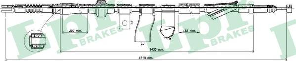 LPR C1298B - Kabel, dayanacaq əyləci furqanavto.az