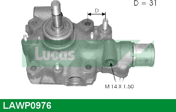 LUCAS LAWP0976 - Su nasosu furqanavto.az