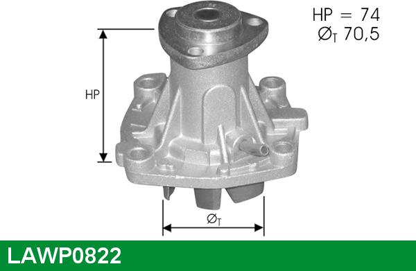 LUCAS LAWP0822 - Su nasosu furqanavto.az