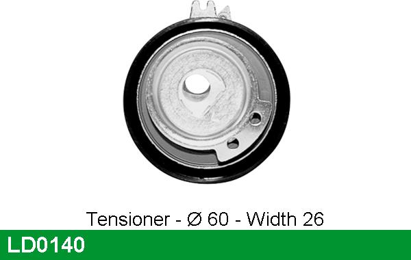 LUCAS LD0140 - Gərginlik kasnağı, vaxt kəməri furqanavto.az