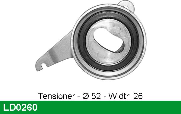 LUCAS LD0260 - Gərginlik kasnağı, vaxt kəməri furqanavto.az