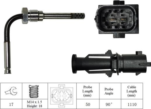 LUCAS LGS6067 - Sensor, işlənmiş qazın temperaturu furqanavto.az