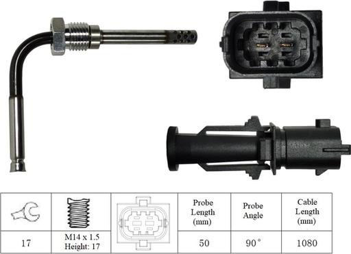 LUCAS LGS6081 - Sensor, işlənmiş qazın temperaturu furqanavto.az