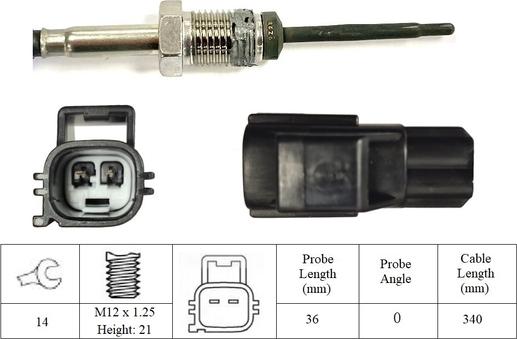 LUCAS LGS6118 - Sensor, işlənmiş qazın temperaturu furqanavto.az