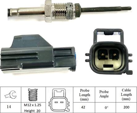 LUCAS LGS6117 - Sensor, işlənmiş qazın temperaturu furqanavto.az