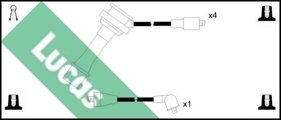 LUCAS LUC4491 - Alovlanma kabeli dəsti furqanavto.az