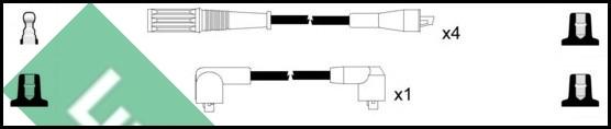 LUCAS LUC4410 - Alovlanma kabeli dəsti furqanavto.az