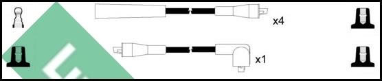 LUCAS LUC4412 - Alovlanma kabeli dəsti furqanavto.az