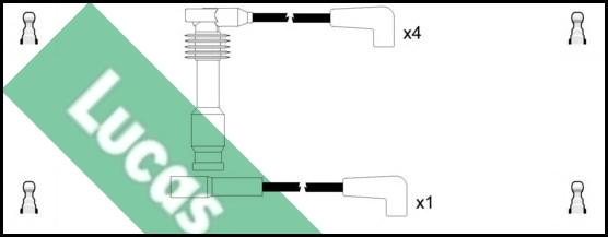 LUCAS LUC4585 - Alovlanma kabeli dəsti furqanavto.az