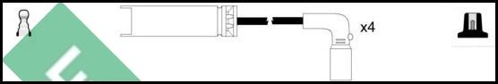 LUCAS LUC4575 - Alovlanma kabeli dəsti furqanavto.az