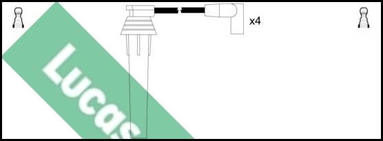 LUCAS LUC4570 - Alovlanma kabeli dəsti furqanavto.az