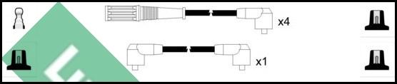 LUCAS LUC4005 - Alovlanma kabeli dəsti furqanavto.az
