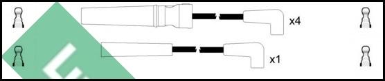 LUCAS LUC4019 - Alovlanma kabeli dəsti furqanavto.az