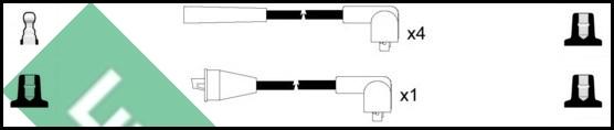 LUCAS LUC4373 - Alovlanma kabeli dəsti furqanavto.az