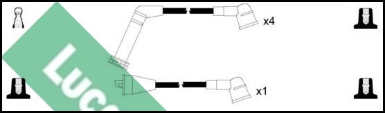 LUCAS LUC4292 - Alovlanma kabeli dəsti furqanavto.az