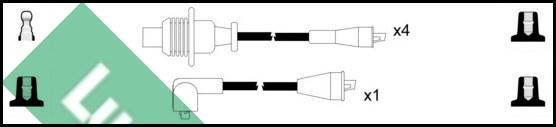 LUCAS LUC4222 - Alovlanma kabeli dəsti furqanavto.az