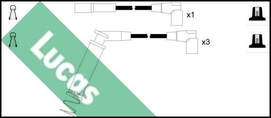 LUCAS LUC7043 - Alovlanma kabeli dəsti furqanavto.az