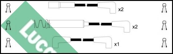LUCAS LUC7355 - Alovlanma kabeli dəsti furqanavto.az