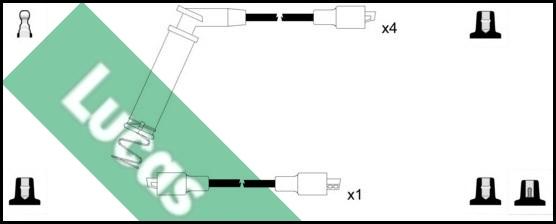 LUCAS LUC7311 - Alovlanma kabeli dəsti furqanavto.az