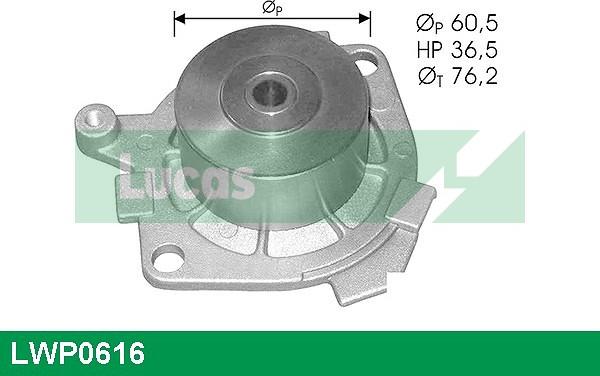 LUCAS LWP0616 - Su nasosu furqanavto.az