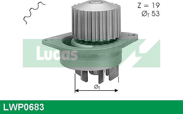 LUCAS LWP0683 - Su nasosu furqanavto.az