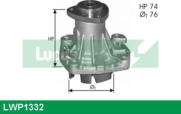 LUCAS LWP1332 - Su nasosu furqanavto.az