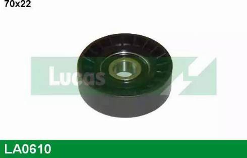 Lucas Engine Drive LA0610 - Yönləndirmə / Bələdçi Kasnağı, v-yivli kəmər furqanavto.az