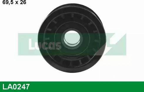 Lucas Engine Drive LA0247 - Yönləndirmə / Bələdçi Kasnağı, v-yivli kəmər furqanavto.az
