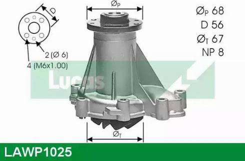 Lucas Engine Drive LAWP1025 - Su nasosu furqanavto.az