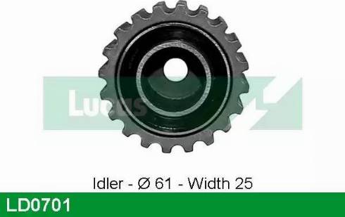 Lucas Engine Drive LD0701 - Gərginlik kasnağı, vaxt kəməri furqanavto.az