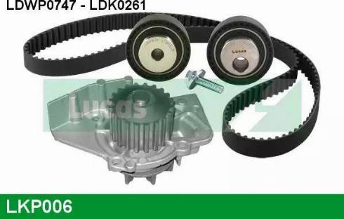 Lucas Engine Drive LKP006 - Su Pompası və Vaxt Kəməri Dəsti furqanavto.az