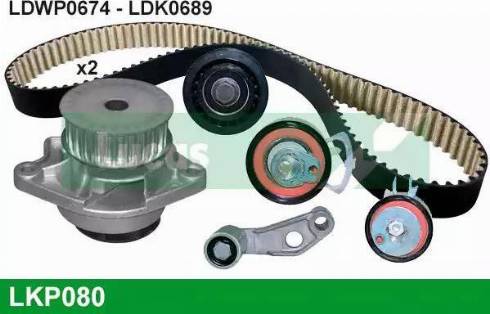 Lucas Engine Drive LKP080 - Su Pompası və Vaxt Kəməri Dəsti furqanavto.az