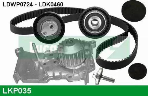 Lucas Engine Drive LKP035 - Su Pompası və Vaxt Kəməri Dəsti furqanavto.az
