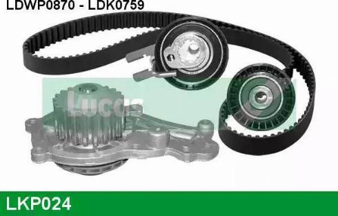 Lucas Engine Drive LKP024 - Su Pompası və Vaxt Kəməri Dəsti furqanavto.az