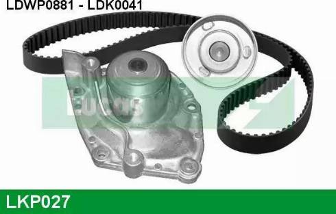 Lucas Engine Drive LKP027 - Su Pompası və Vaxt Kəməri Dəsti furqanavto.az