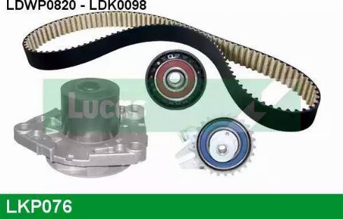 Lucas Engine Drive LKP076 - Su Pompası və Vaxt Kəməri Dəsti furqanavto.az