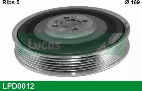 Lucas Engine Drive LPD0012 - Kəmər kasnağı, krank mili furqanavto.az