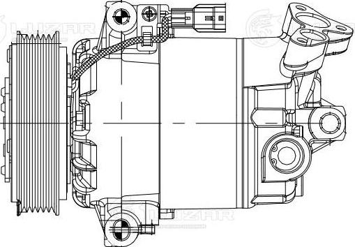 Luzar LCAC 14JD - Kompressor, kondisioner furqanavto.az