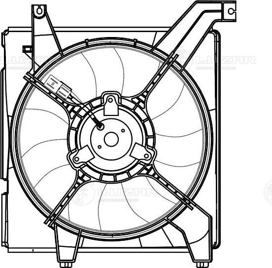 Luzar LFK 0803 - Fen, radiator furqanavto.az